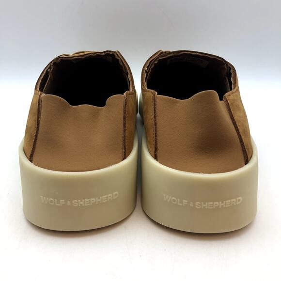 Wolf & Shepherd Mens 7.5 Womens 9 Cruise Ace Slip On Sneaker Tan Sandstorm NIB - Picture 9 of 11
